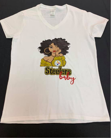 Steelers baby Afro Tee