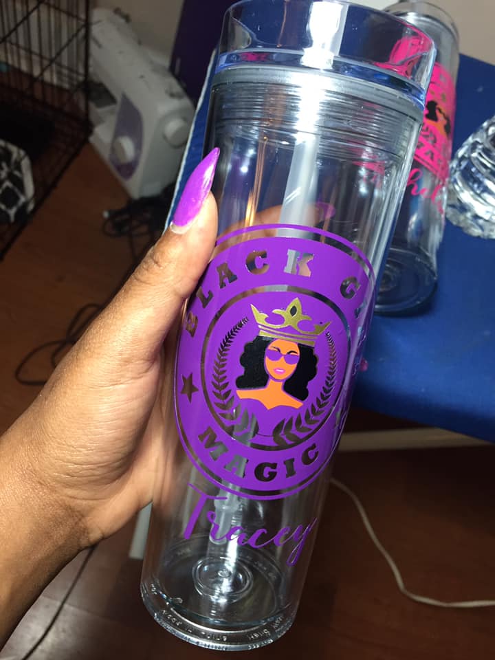 Black Girl Magic Tumbler