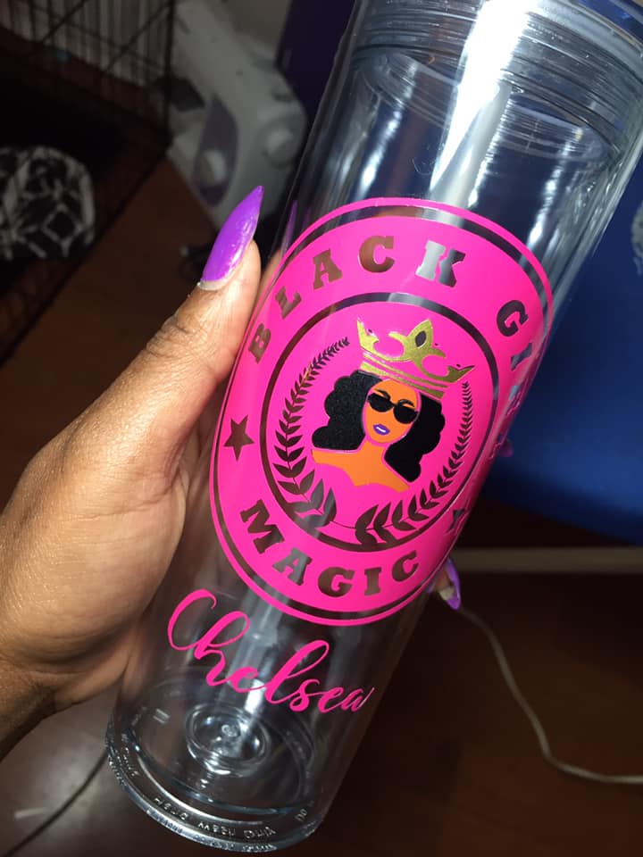 Black Girl Magic Tumbler