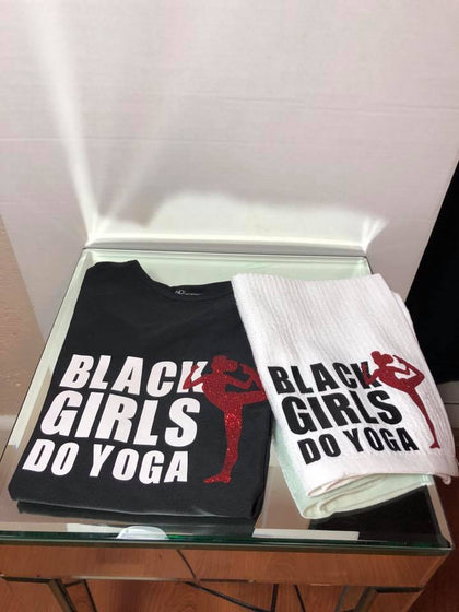 Black Girls Do Yoga Tee & Towel
