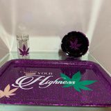 Glittered Tray Set