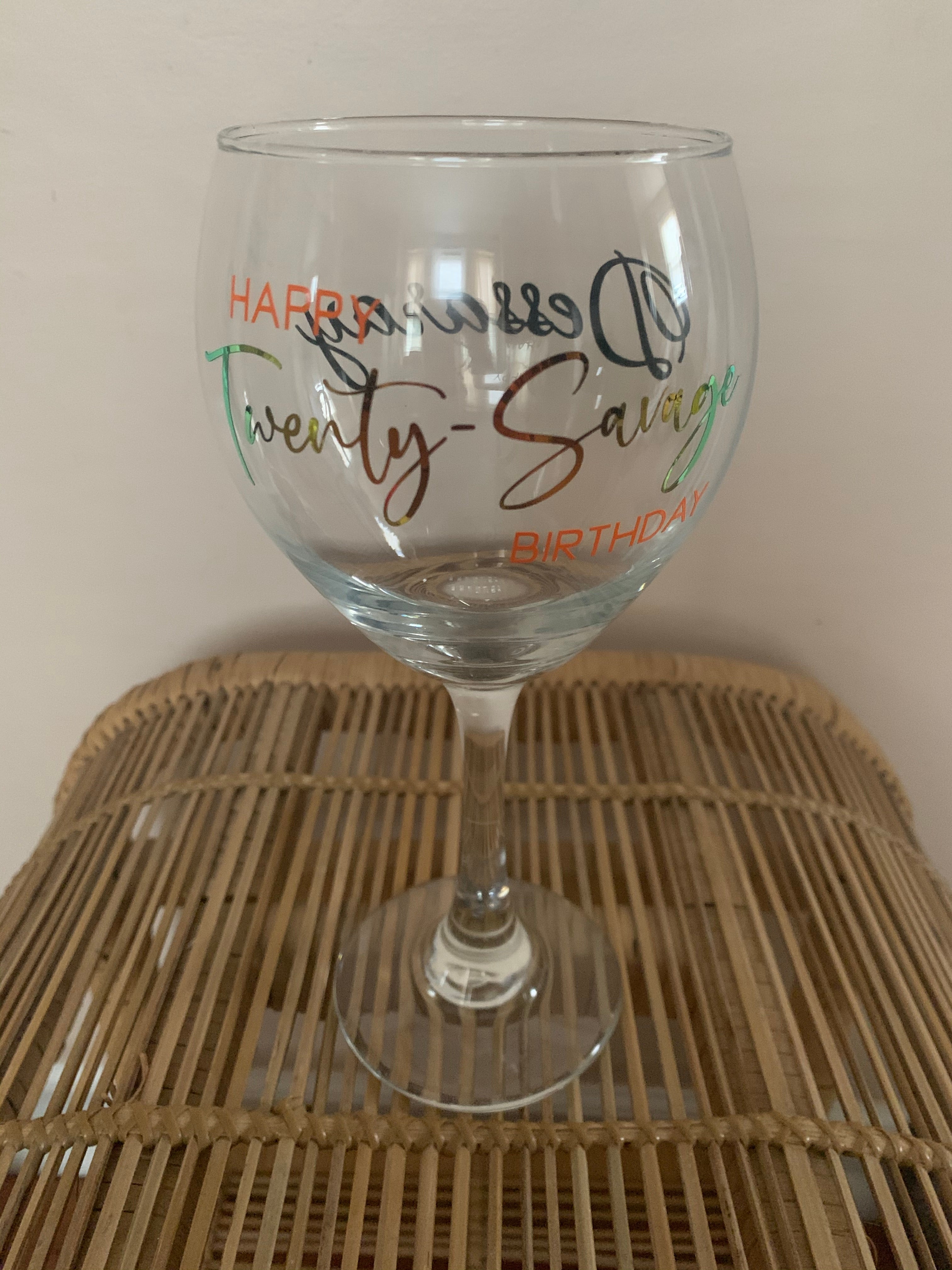 Custom Wine Glass