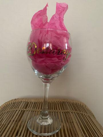 Custom Wine Glass