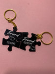 Puzzle piece keychain