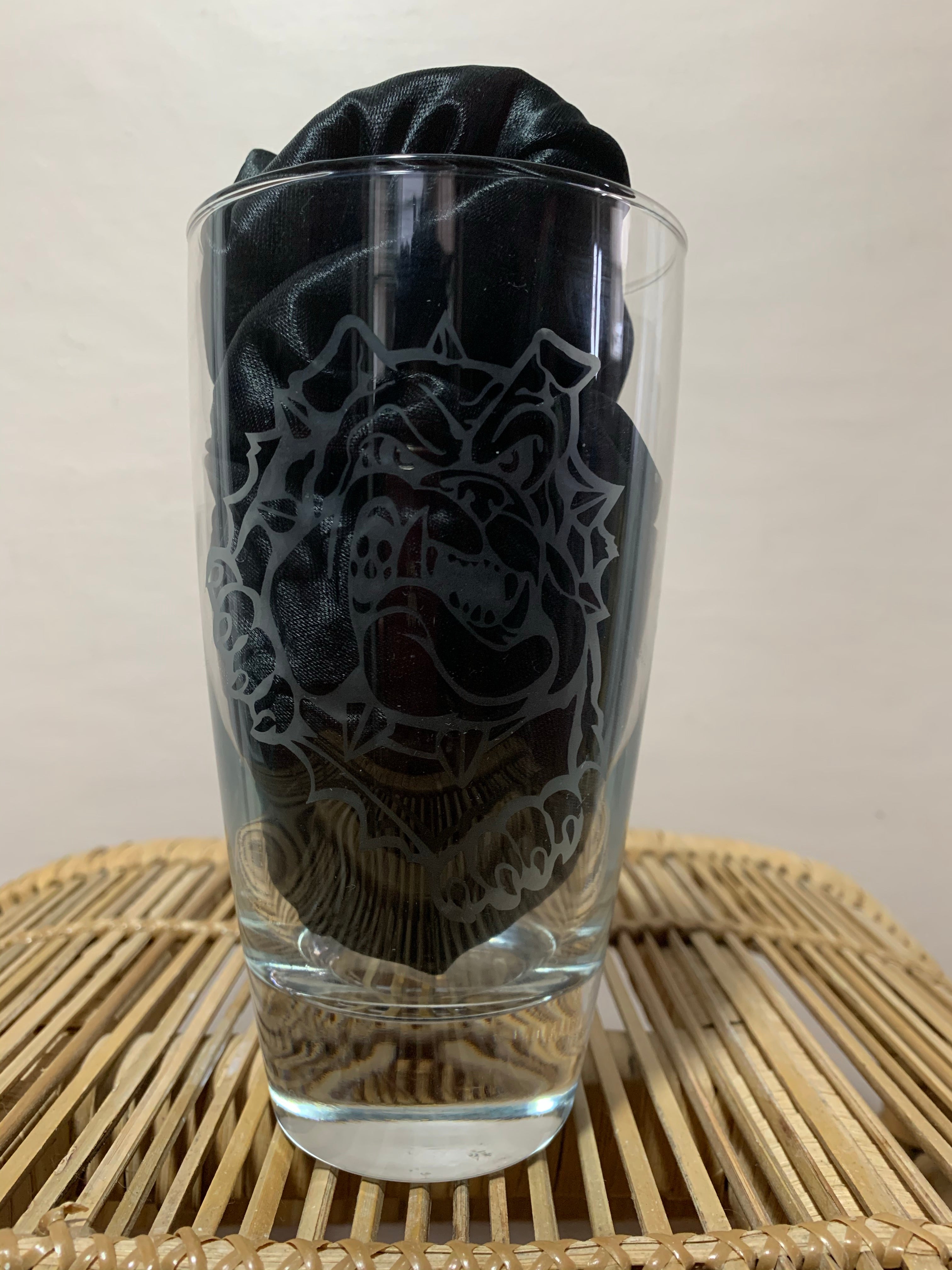 Custom Etched Business/Logo Glass