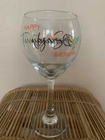 Custom Wine Glass