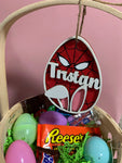 Easter Bunny Egg Basket Tag