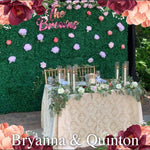 Wedding Name Wall Sign